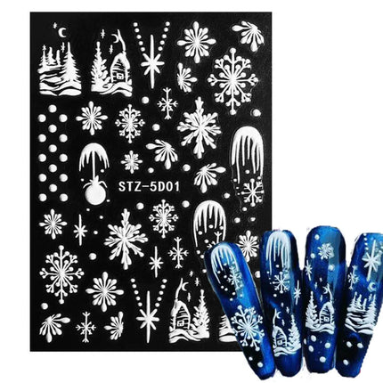 80-90pcs/jar Hollow Out Gold Nail Glitter Sequin Snow Flakes 8/10mm Mixed Metal Snowflakes 2023 DIY Snow Flake Manicure Decor 2028