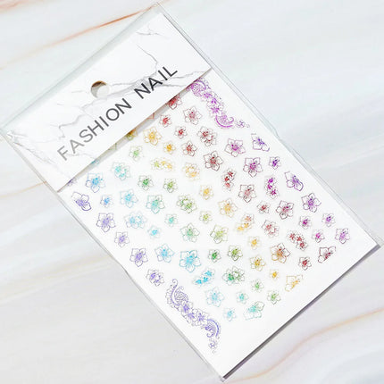 1PC 26-English Alphabet Number 3D Self-adhesive Nail Art Decal Sticker Word Small Letter Nail Decals Sticker Manicure Decoration