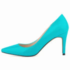 Décolleté da donna di grandi dimensioni Tacchi alti classici a punta Tacchi a spillo sexy da 9 cm Scarpe da festa di nozze rosse da donna eleganti e confortevoli platinumshop