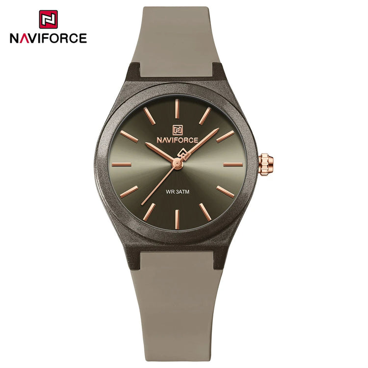 NAVIFORCE 2025 Orologi moda donna Orologio al quarzo Sport Cinturino in silicone Orologi da polso da donna Orologio semplice Regalo relogios feminino platinumshop