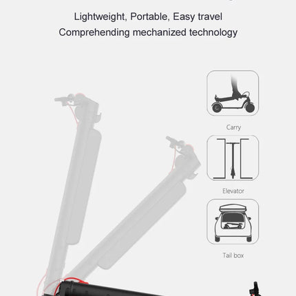 Monopattino Elettrico con Ruote da 10 Pollici, 36V 350W, Capacità 100kg, Autonomia 45km, Pieghevole, per Adulti, Uso Urbano, Portatile, Guida Fluida, Alta Capacità di Carico, Veicolo Elettrico Portatile