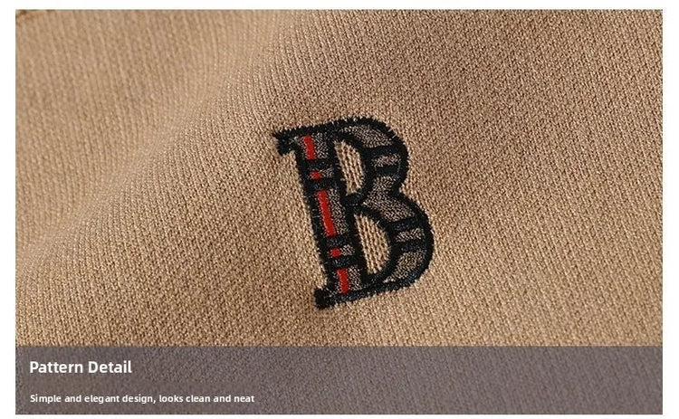 round Neck Knitted Sweater Autumn Winter Men's Fashion Thickened Long Sleeve Leisure Comfortable Fit Youthful Style Polyester...