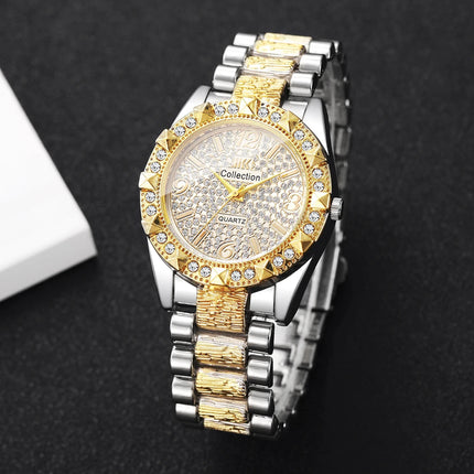 Orologi da donna con diamanti di lusso Orologio da polso al quarzo da donna con quadrante arabo alla moda Reloj Mujer Orologio da ragazza regalo (senza scatola) platinumshop
