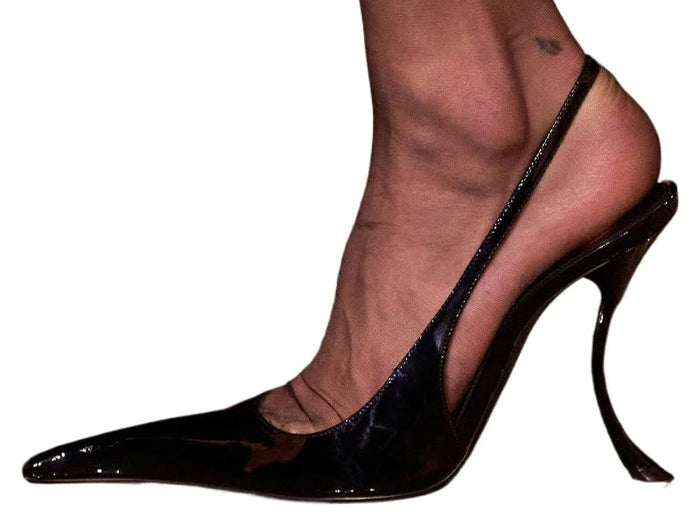 New Fashion Pointed High-heel 10.5 cm Women's Sandals Summer Women Shoes Sandalias De Mujer Shoes for Women Size 34-43 PlatiNum