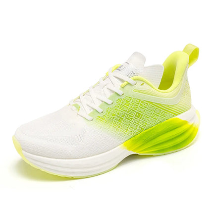ONEMIX Scarpe da corsa da uomo in stile cinese Traspirante Carattere di moda Vamp Cuscino d'aria Scarpe sportive Scarpe da ginnastica da passeggio all'aperto PlatiNum