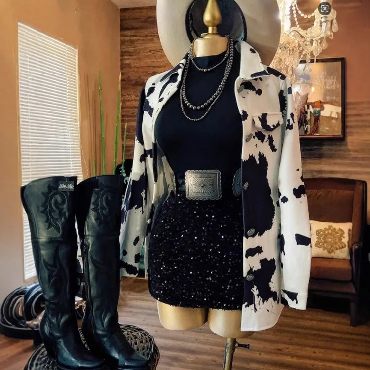 Women Blazer Long Sleeve Cardigan Wool Coat Digital Print Outerwear Spring Summer Blazers