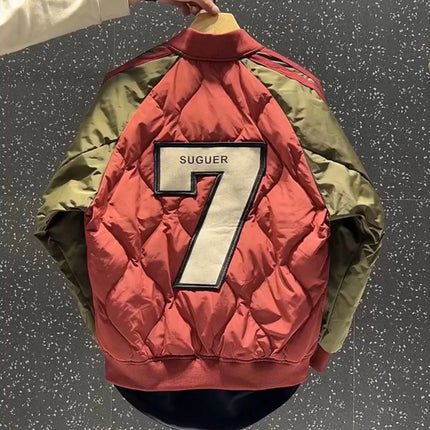 Supzoom 2022 New Arrival Hip Hop Embroidery Couples Casual Top Fashion Male And Female Winter Men Coat Warm Baseball Down Jacket