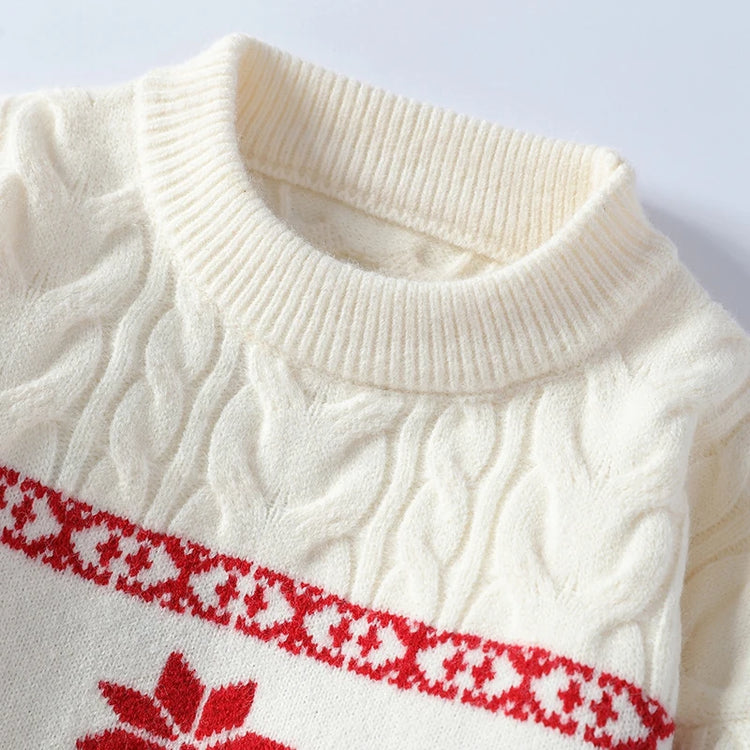 Winter Luxury Cashmere Sweater 2024 New Fall Men Thick Warm Mens Sweaters With Deer Korean Harajuku Christmas Jumper