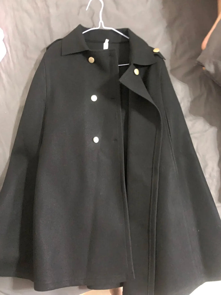 Autumn Winter Plus Size Women Coat Woolen Cloth Cloak Loose Overcoat Female High Quality 2025 Manteau Femme Hiver Oversize