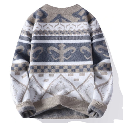 Winter Sweaters for male men thick O-neck sweater men Student youth sweaters autumn Men's wool Casual Knitwear Pullover
