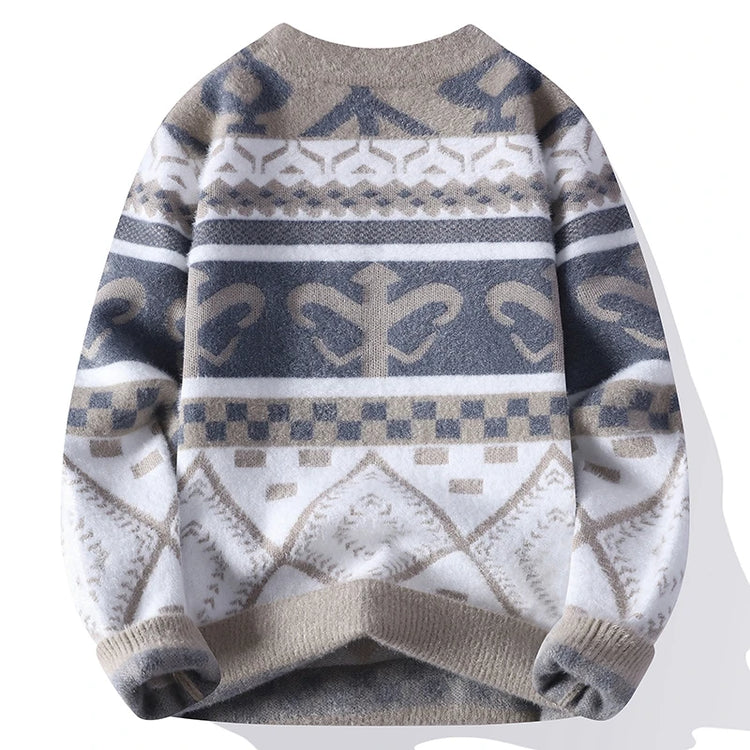 Winter Sweaters for male men thick O-neck sweater men Student youth sweaters autumn Men's wool Casual Knitwear Pullover