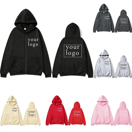 Men Women DIY Zipper cardigan hoodie 2025 New Fashion Your Own Design Brand Logo/Picture Personalized Custom Anywhere