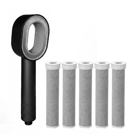 Filtro di lusso per soffione doccia Filtro in fibra di carbonio ad alto rendimento Filtro per acqua doccia per rimuovere fluoruro di cloro e acqua dura