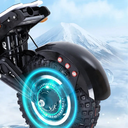 Halo Knight T107Max Scooter elettrico per adulti 14 pollici Off road Pneumatici E-Scooter per uomo 4000W 72V 50 AH Pieghevole City EScooter
