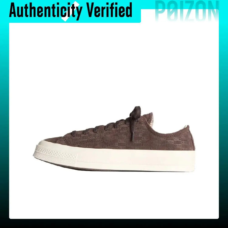 KITH x Converse Chuck 70 Low top Skateboard Shoes Unisex Brown A17717C