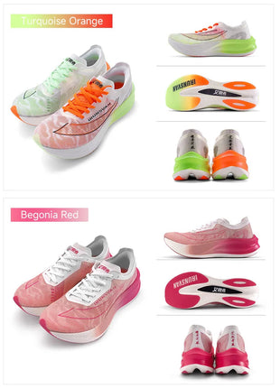 IRUNSVAN  Lightweight Marathon Sneakers Men Running Shoes Breathable Sports Shoes Casual Comfortable Athletic Training Unisex PlatiNum