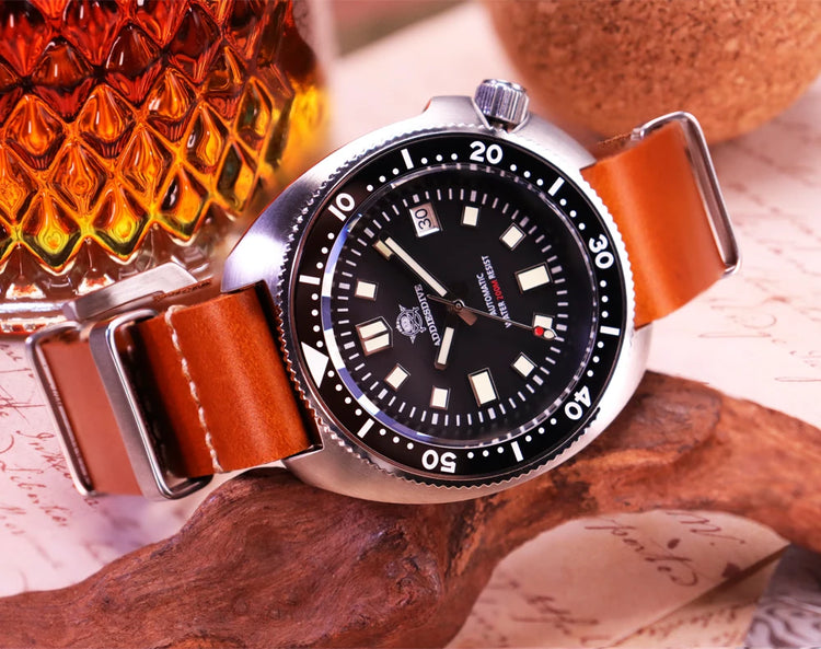 ADDIESDIVE Men's Watch Sapphire Glass Stainless Steel NH35 Automatic Mechanical Watch BGW9 Luminous 200m Waterproof Dive Watch