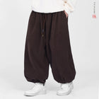 Comodi pantaloni da jogging da uomo 2026 nuovi pantaloni da lanterna di moda oversize in tinta unita da uomo pantaloni casual con coulisse Hip Hop Harajuku