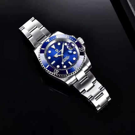 PAGANI DESIGN 2026 43MM Serie Water Ghost Orologio Meccanico di Lusso da Uomo con Ghiera in Ceramica, Vetro Zaffiro, Acciaio Inossidabile, Orologi Automatici da Uomo
