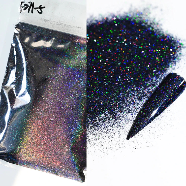 10g/Bag Glitter Snow White Nail Art Sugar Powder Sweater Laser Shiny Decoration Chrome Powder Woolen Candy Effect Nails 2027