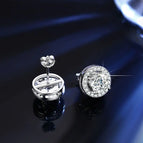 YB Argenté - Blanc / 0,5 ct Zircon SANS TRAITEMENT