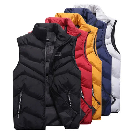 brand Plus size vest Mens Jacket Sleeveless Vests  Jackets men Casual Coats Mens Vest Man Cotton Thicken Waistcoat 8XL