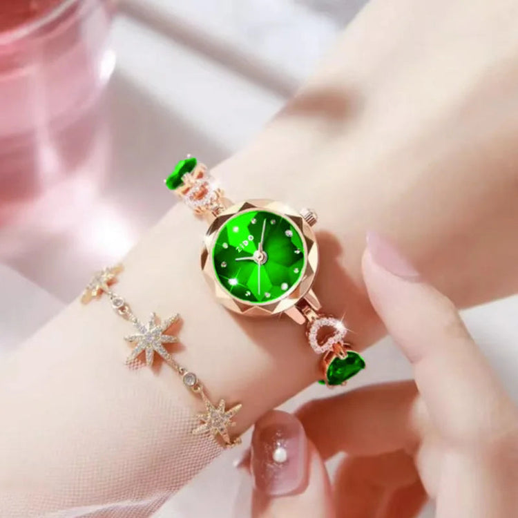 UTHAI L92 Orologio da donna di marca, orologio al quarzo da donna impermeabile con diamanti intarsiati in cristallo, di lusso, alla moda e di alta qualità. platinumshop