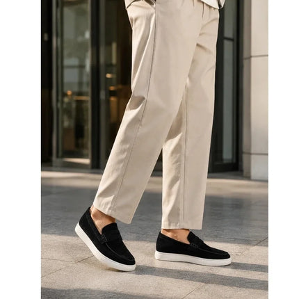 Mocassini classici da uomo, scarpe casual traspiranti senza lacci, scarpe da uomo di design, comode scarpe da guida antiscivolo, mocassini da uomo