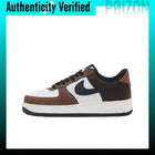 Nike Air Force 1 Skate Shoes Unisex Low-top Brown/White/Black HJ4323-100