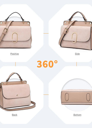 Miss Lulu piccola borsa da donna elegante borsa a tracolla borsa a tracolla in ecopelle elegante Shopper per donna