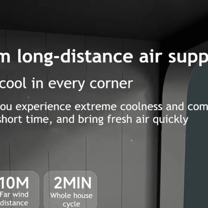 Ventilatore da Terra 220V con Telecomando, Versione Aggiornata, a Frequenza Variabile, Oscillante