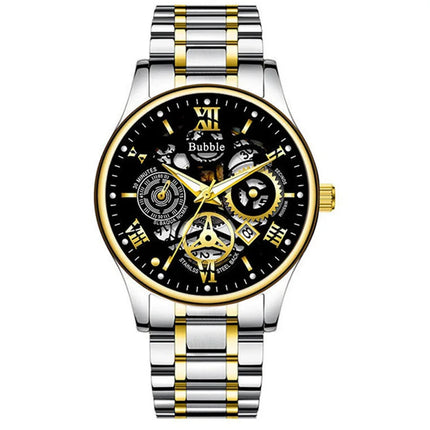Orologio UTHAI da uomo Orologio da polso al quarzo versatile di lusso leggero e di fascia alta alla moda Orologio da uomo vuoto romano impermeabile platinumshop