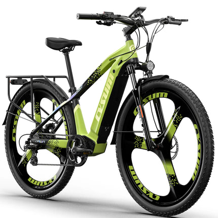 Bici elettrica da montagna CYSUM M520, bici elettrica fuoristrada per adulti da 29", bicicletta elettrica assistita a pedale, batteria 48 V 15 Ah, cassetta a 7 velocità