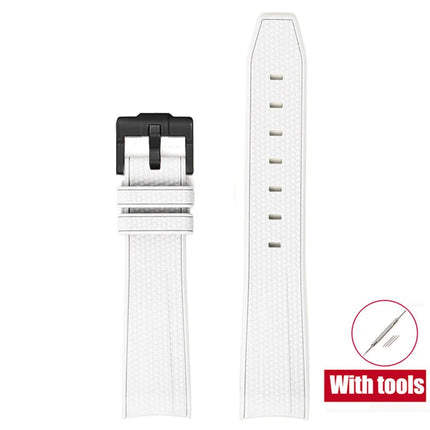 Cinturino in gomma per Swatch X Omega Joint MoonSwatch Cinturino sportivo impermeabile da 20 mm Cinturino con estremità curva in silicone per uomo donna platinumshop