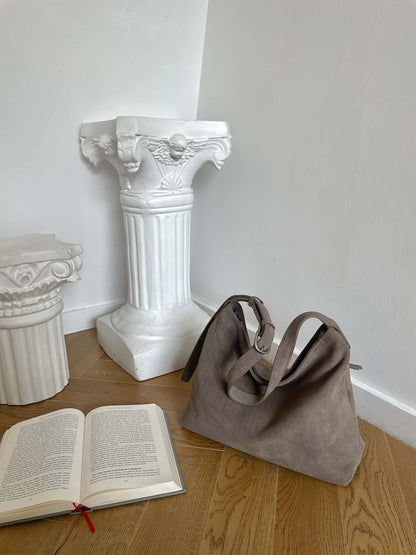 Motingsome Natural Soft Suede Woman Bags Large Capacity Handbag Big Underarm Messenger Bag Shoulder Purse Casual Tote 2025 New