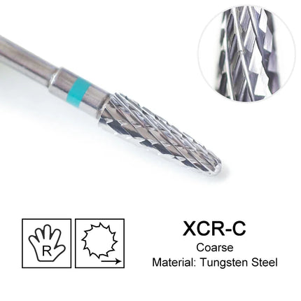 Carbide Large Cone Nail Drill Bits Electric Milling Cutter For Gel Polish Removal Grinding DIY Home Salon Manicure Pedicure Nail Art Accessories Supplies