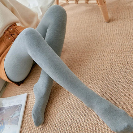 Women's Fall Winter Ribbed Vertical Stripe Thermal Leggings Fleece Thickened  Street Ready Seamless High Waist Thermal Pants PlatiNum