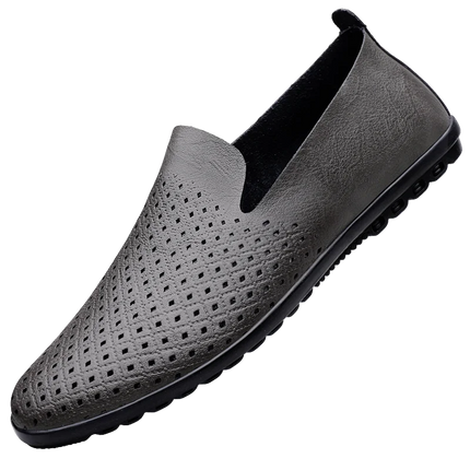 Scarpe da uomo in vera pelle Casual formali mocassini da uomo mocassini estate italiana traspirante Slip on scarpe da barca maschili Over Size 50 51