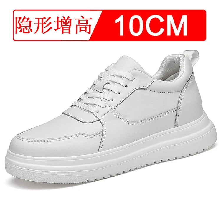 Men Elevator Height Increase Shoes Sneakers Shoes for Men 10cm Sports Casual Invisible Inner Heightening 8cm White Shoes