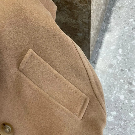 DUTRIEUX Women's Coat Double-sided 10% Cashmere 90% Wool Women's Long Coat Jacket, 2025 Winter New Long Cashmere Coat Women