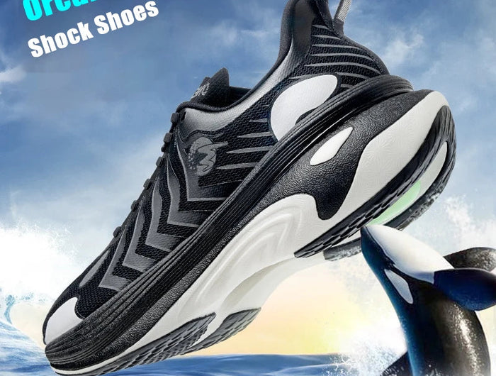 ONEMIX nuove scarpe da corsa Orca per uomo Cushion Training Outdoor Athletic Sport Shoes Sneakers invernali da uomo antiscivolo resistenti all'usura PlatiNum