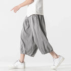 Pantaloni larghi estivi Vendite calde da uomo Harajuku Harem Pantaloni lanterna in cotone e lino Vintage Casual Giappone Samurai Pantaloni a gamba larga da uomo