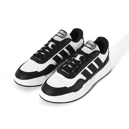 adidas Lite Baller 1.5, sneakers sportive comode e versatili con punta arrotondata, allacciatura a lacci, leggere e a profilo basso, per uomo e donna, nero e bianco KI1497