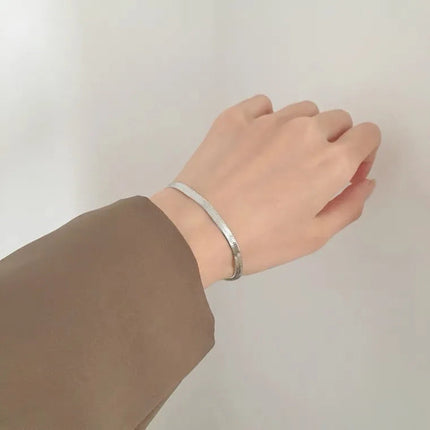 Set di collane con bracciale a catena in argento sterling 925 da 4 mm per donna uomo set di gioielli da sposa per feste di moda regali platinumshop