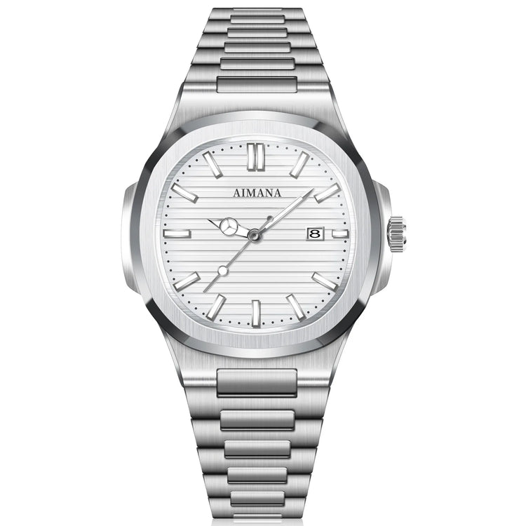 Orologio al Quarzo Ultra-Sottile Impermeabile da Uomo con Calendario, Design Leggero di Alta Gamma per un Look Elegante