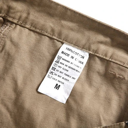 Cargo Pants Cotton Tactical Casual Pants Men Multi-Pockets Casual Pants Traninig Work Trousers For Man 2024 Plus Size 5XL