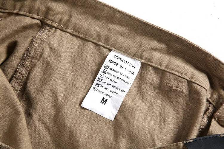 Cargo Pants Cotton Tactical Casual Pants Men Multi-Pockets Casual Pants Traninig Work Trousers For Man 2024 Plus Size 5XL