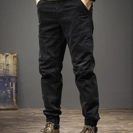 Grey Men's Cargo Pants Multipockets Black Male Trousers Multi Pocket Slim Techwear Harajuku Korean Style Cotton Nylon Y2k Luxury