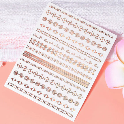 1PC 26-English Alphabet Number 3D Self-adhesive Nail Art Decal Sticker Word Small Letter Nail Decals Sticker Manicure Decoration