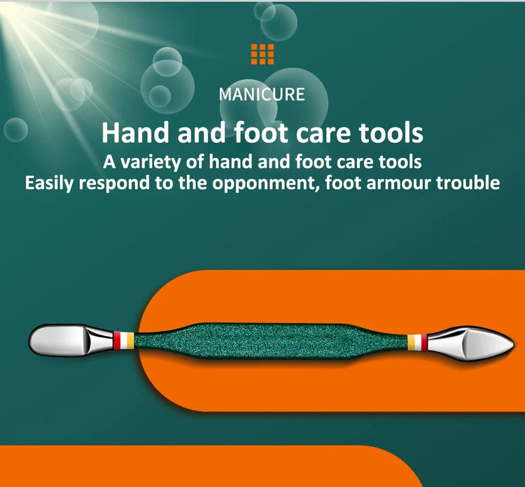 19Pcs Stainless Steel Manicure Set Portable Nail Clipper Kit with Foldable Storage Bag Nail Cutters Scissors Beauty Grooming Tools